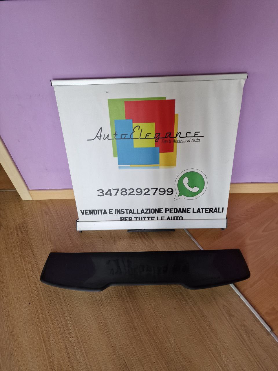 ART. 0419 SPOILER AUDI A3 8P 2004-2012 5D SPORTBACK LOOK RS3 GREZZO