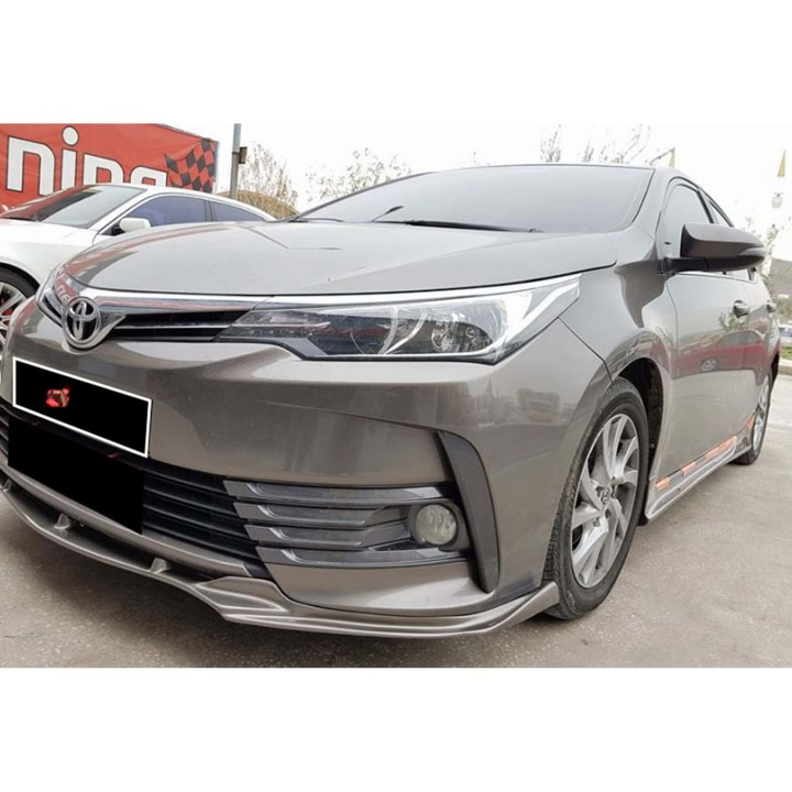 💕ART.1149 SPLITTER TOYOTA COROLLA E 170 2017-2018 ELITE NERO LUCIDO💕