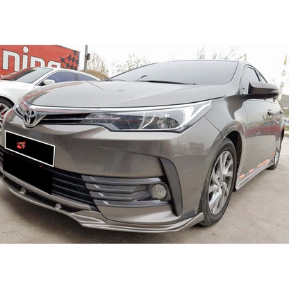 💕ART.1149 SPLITTER TOYOTA COROLLA E 170 2017-2018 ELITE NERO LUCIDO💕