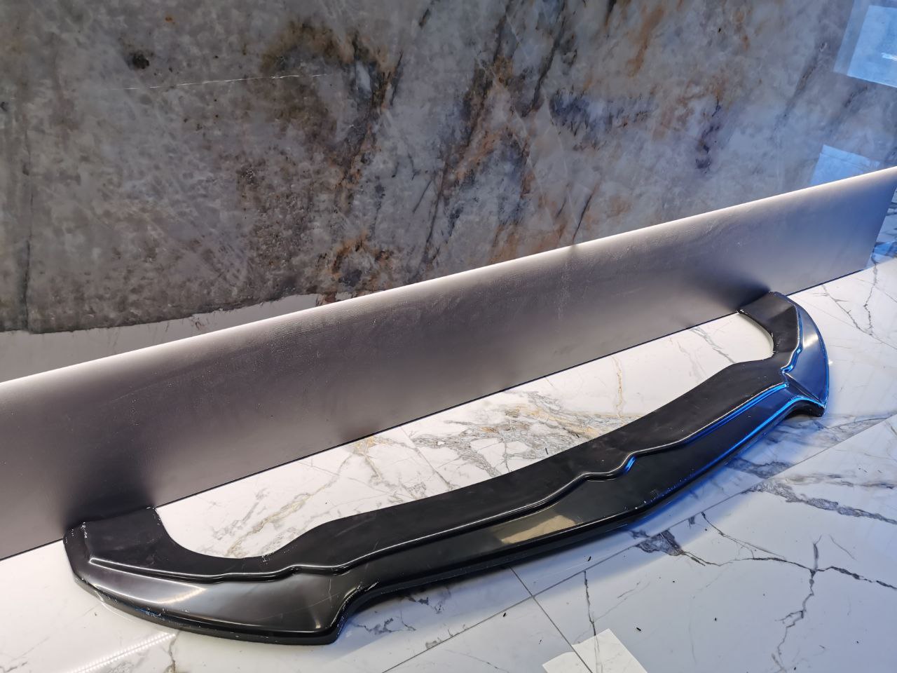 ART. 0233 SPLITTER ALFA ROMEO STELVIO 2016+ NERO LUCIDO