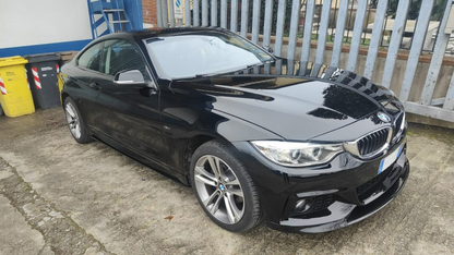 BMW SERIE 4 F32 F33 F36 SOTTO MINIGONNE LATERALI ABS / PLASTIC NERO LUCIDO LAME