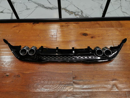 ART. 0774 DIFFUSORE VW POLO AW1 2017-2022 LOOK GTI NERO LUCIDO