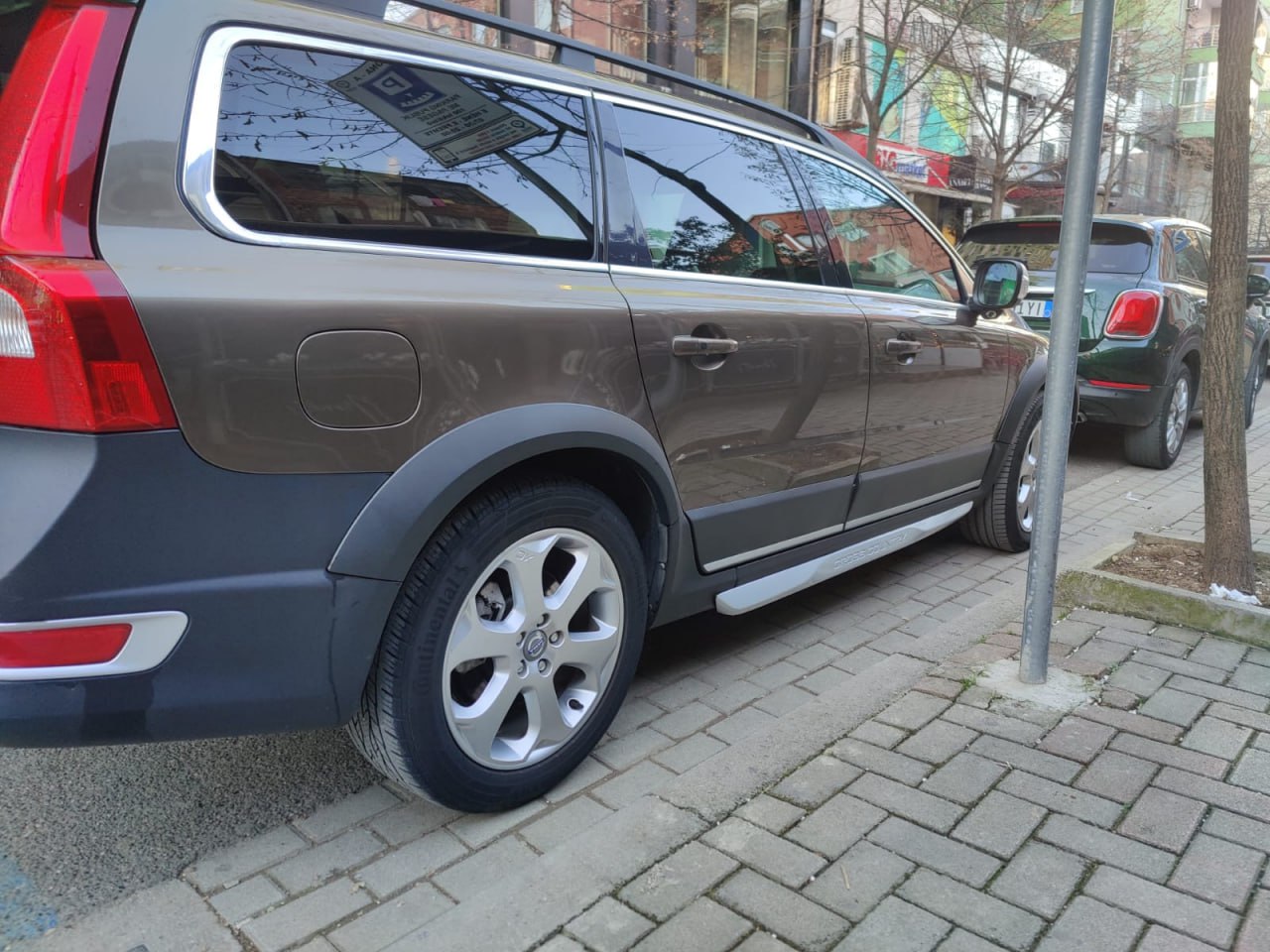 MINIGONNE LATERALI VOLVO XC70 2007-2015 SPOILER SOTTO PORTA LOOK SPORTIVO