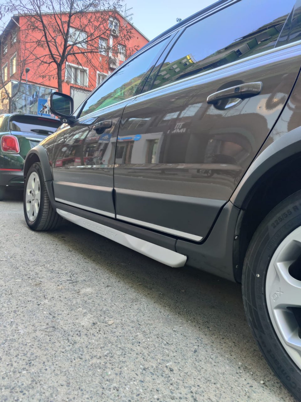 MINIGONNE LATERALI VOLVO XC70 2007-2015 SPOILER SOTTO PORTA LOOK SPORTIVO