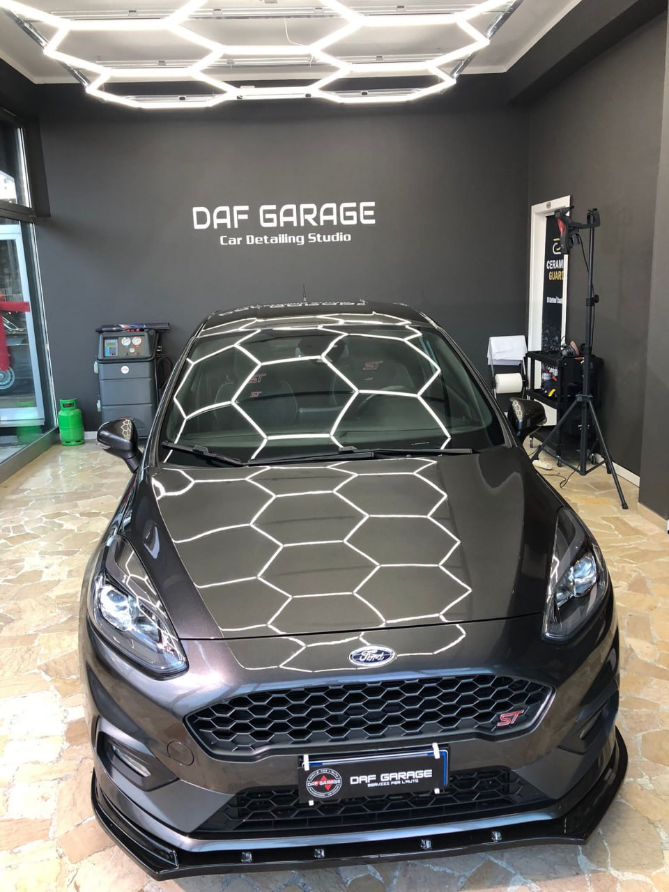 ALA AGGIUNTIVA SPOILER PER FORD FIESTA MK8 VIII ST ST-LINE 2017-2021 NERO LUCIDO