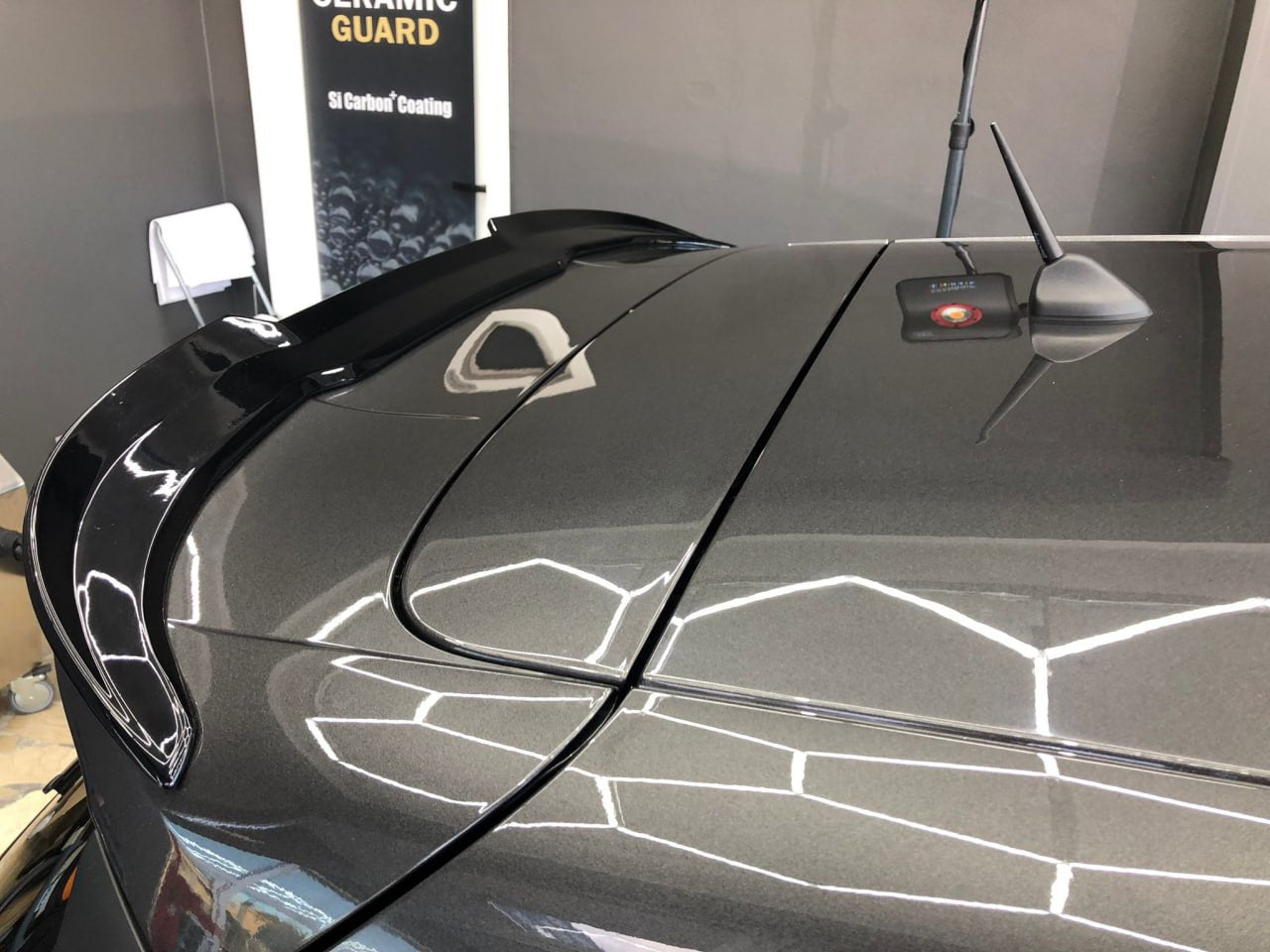 ALA AGGIUNTIVA SPOILER PER FORD FIESTA MK8 VIII ST ST-LINE 2017-2021 NERO LUCIDO