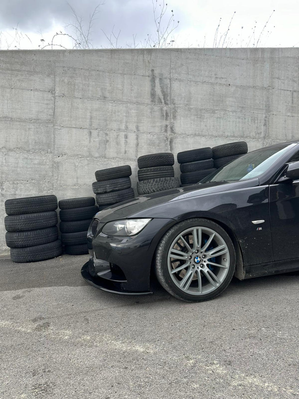 SPLITTER SUITABLE FOR BMW 3 SERIES E92 E93 M3 2006-2010 GLOSS BLACK LOOK