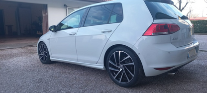 VW GOLF 7 VII 2012-2019 MINIGONNE SPORTIVE LATERALI SOTTO PORTA IN ABS TUNING