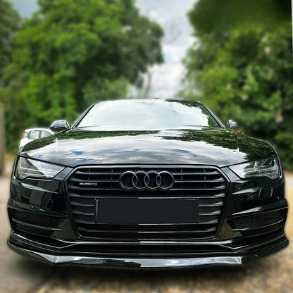Splitter adatto per Audi S7 / A7 S-Line C7 FL 2014-2017 Front Splitter