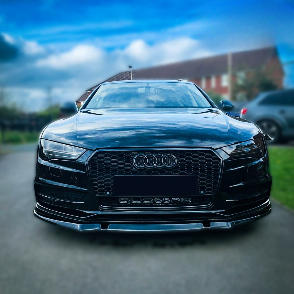 Splitter adatto per Audi S7 / A7 S-Line C7 FL 2014-2017 Front Splitter