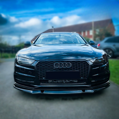 Splitter adatto per Audi S7 / A7 S-Line C7 FL 2014-2017 Front Splitter