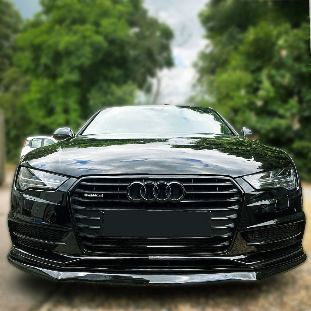 Splitter adatto per Audi S7 / A7 S-Line C7 FL 2014-2017 Front Splitter