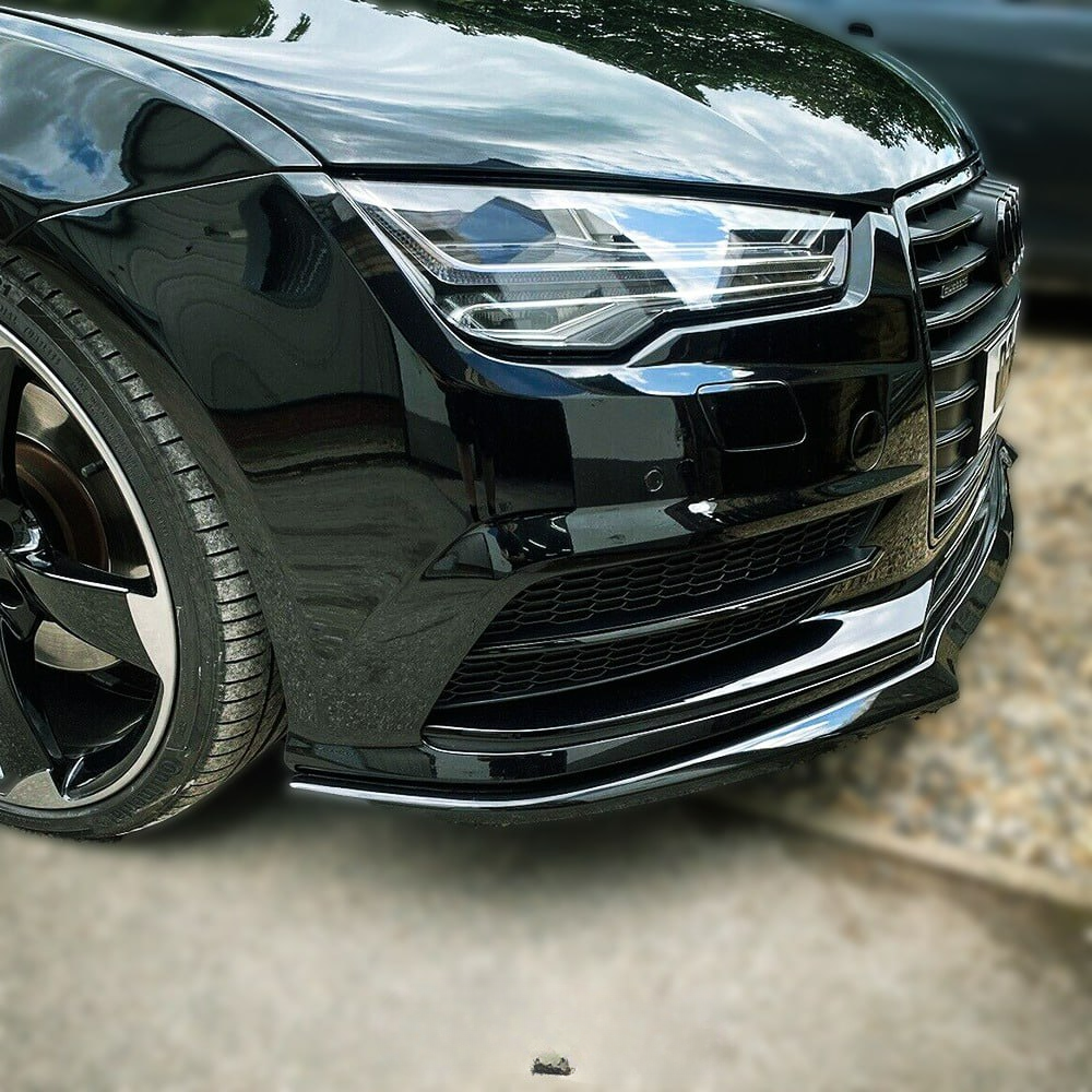 Splitter adatto per Audi S7 / A7 S-Line C7 FL 2014-2017 Front Splitter