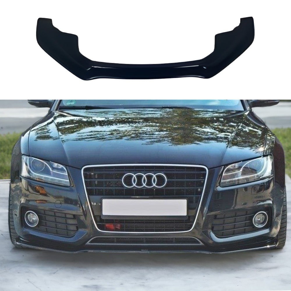 Splitter GLOSS BLACK suitable for AUDI A5 S5 S-line 8T 2007-2011 