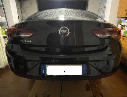 ✨0435 DIFFUSORE POSTERIORE ADATTO PER OPEL INSIGNIA B 2018+ LOOK NERO LUCIDO✨