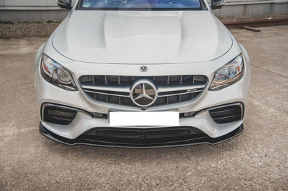 SPLITTER SUITABLE FOR MERCEDES E CLASS W213 AMG E63 2016-2020 GLOSSY BLACK