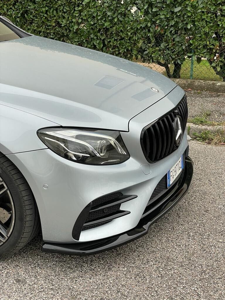 SPLITTER SUITABLE FOR MERCEDES E CLASS W213 AMG E63 2016-2020 GLOSSY BLACK