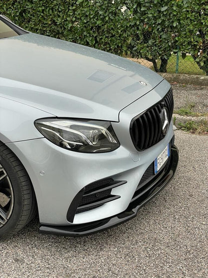 SPLITTER SUITABLE FOR MERCEDES E CLASS W213 AMG E63 2016-2020 GLOSSY BLACK