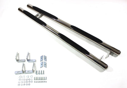 PEDANE ADATTE PER VW AMAROK 2010+  SOTTOPORTA LATERALI IN ACCIAIO INOX