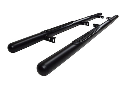 RUNNING BOARDS SUITABLE FOR VW AMAROK 2010+ SIDE SILLS IN BLACK STAINLESS STEEL