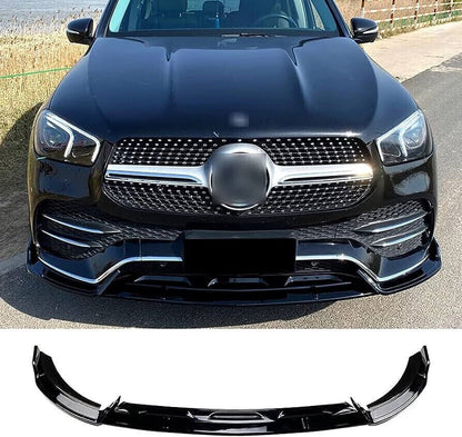 SPOILER LAMA SPLITTER SOTTOPARAURTI NERO LUCIDO MERCEDES GLE C167 W167 AMG LOOK