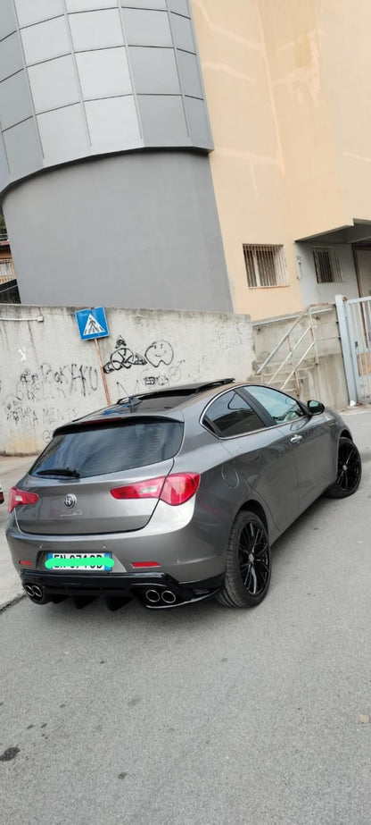 ✨DIFFUSORE POSTERIORE ADATTO PER ALFA ROMEO GIULIETTA NERO LUCIDO✨