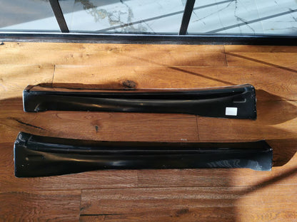 ⏩SMART FORTWO 453 COPPIA SOTTO PORTA LATERALI SPORTIVI MINIGONNE ABS / PLASTIC