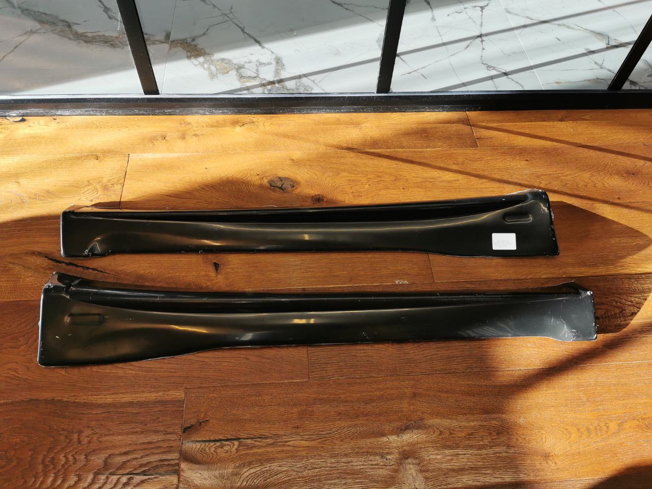 ⏩SMART FORTWO 453 COPPIA SOTTO PORTA LATERALI SPORTIVI MINIGONNE ABS / PLASTIC