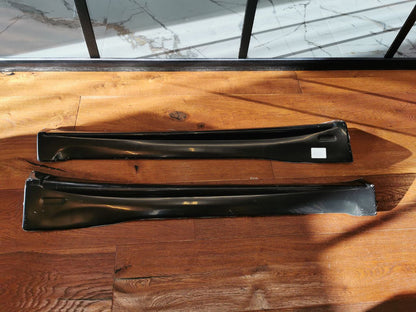 ⏩SMART FORTWO 453 COPPIA SOTTO PORTA LATERALI SPORTIVI MINIGONNE ABS / PLASTIC