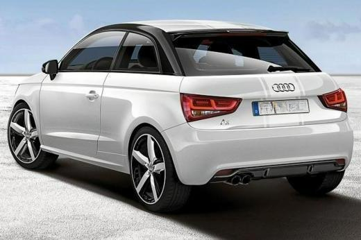 SKIRTS SUITABLE FOR AUDI A1 2010+ LOOK S1 GLOSSY BLACK 
