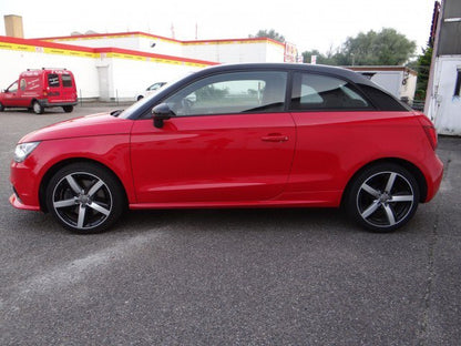 SKIRTS SUITABLE FOR AUDI A1 2010+ LOOK S1 GLOSSY BLACK 