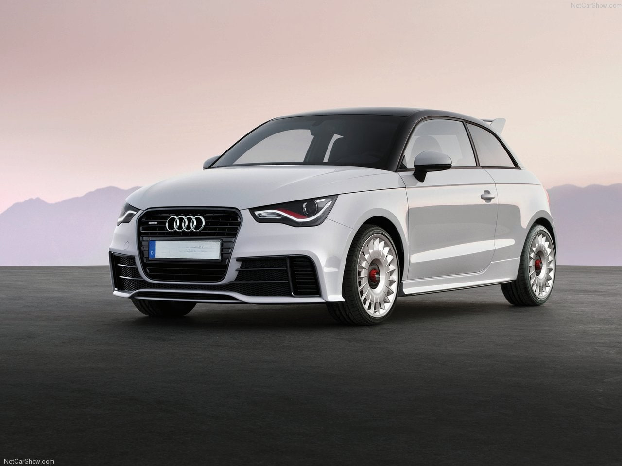 SKIRTS SUITABLE FOR AUDI A1 2010+ LOOK S1 GLOSSY BLACK 