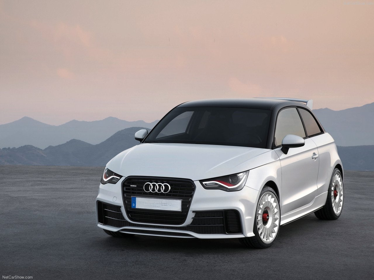 SKIRTS SUITABLE FOR AUDI A1 2010+ LOOK S1 GLOSSY BLACK 