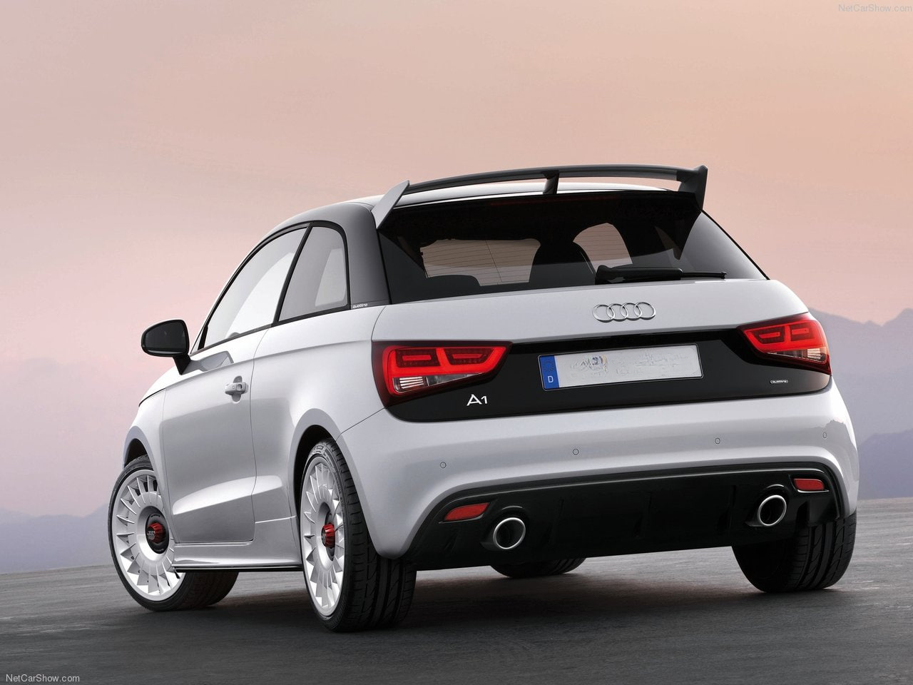 SKIRTS SUITABLE FOR AUDI A1 2010+ LOOK S1 GLOSSY BLACK 