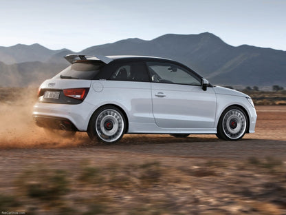 SKIRTS SUITABLE FOR AUDI A1 2010+ LOOK S1 GLOSSY BLACK 
