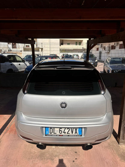 FIAT GRANDE PUNTO PUNTO EVO SPOILER SUL TETTO ALETTONE SPORTIVO NERO LUCIDO 0268