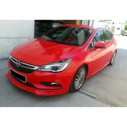 💕ART.1770 SPLITTER OPEL ASTRA K 2015-2021 LOOK SPORT NERO LUCIDO💕