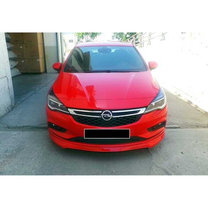 💕ART.1770 SPLITTER OPEL ASTRA K 2015-2021 LOOK SPORT NERO LUCIDO💕