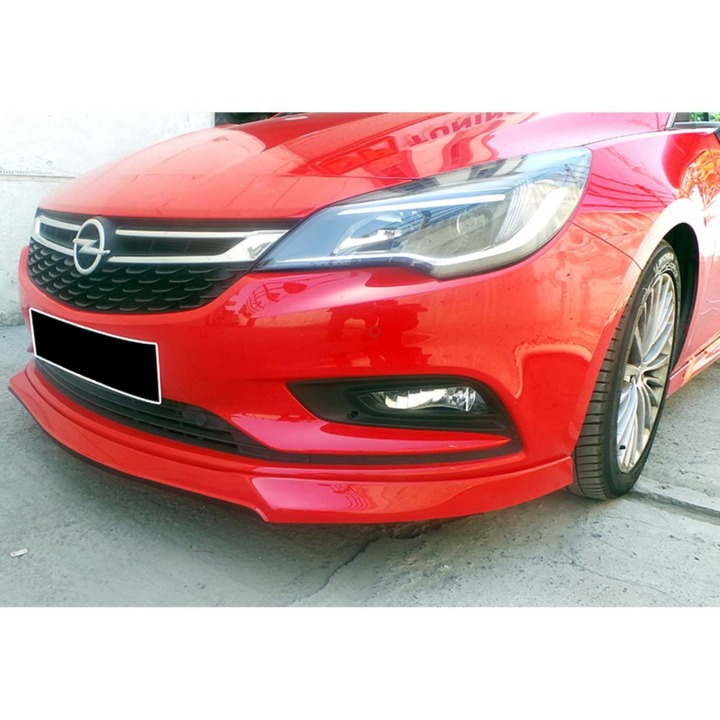 💕ART.1770 SPLITTER OPEL ASTRA K 2015-2021 LOOK SPORT NERO LUCIDO💕