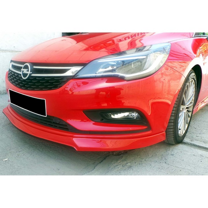 💕ART.1770 SPLITTER OPEL ASTRA K 2015-2021 LOOK SPORT NERO LUCIDO💕