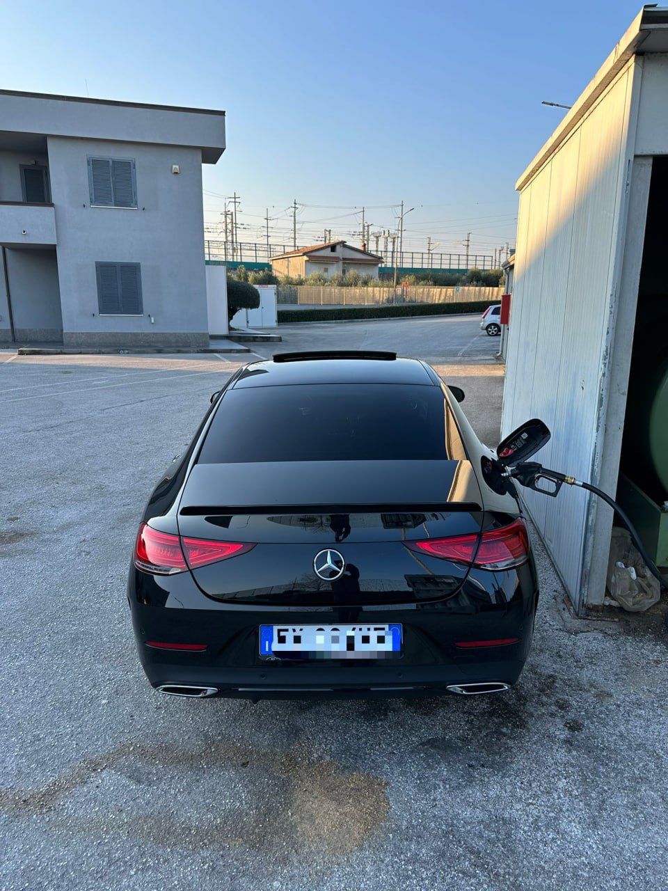 SPOILER BAGAGLIAIO CLS C257 2019+ LOOK AMG NERO LUCIDO 1099