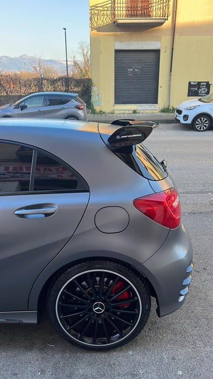 ROOF SPOILER SUITABLE FOR MERCEDES A CLASS W176 A45 GLOSSY BLACK