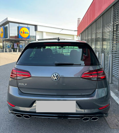 DIFFUSORE POSTERIORE ADATTO PER VW GOLF 7.5 2+2 LOOK NIDO APE DESIGN SPORTIVO