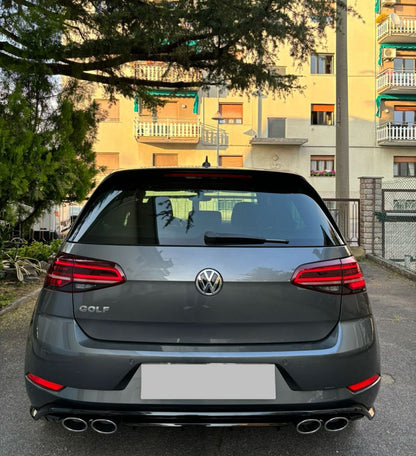 DIFFUSORE POSTERIORE ADATTO PER VW GOLF 7.5 2+2 LOOK NIDO APE DESIGN SPORTIVO