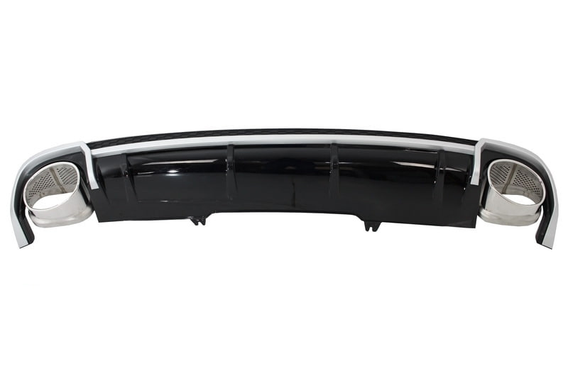 Rear diffuser suitable for Audi A4 B9 8W sedan + Avant RS4 look 