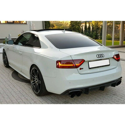 DIFFUSORE PARAURTI POSTERIORE ADATTO PER Audi A5 B8 8T 2012-2016 with Sline + S5