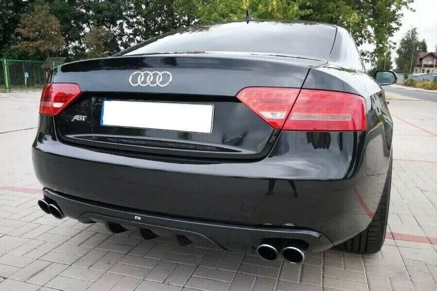 DIFFUSORE PARAURTI POSTERIORE ADATTO PER Audi A5 B8 8T 2012-2016 with Sline + S5