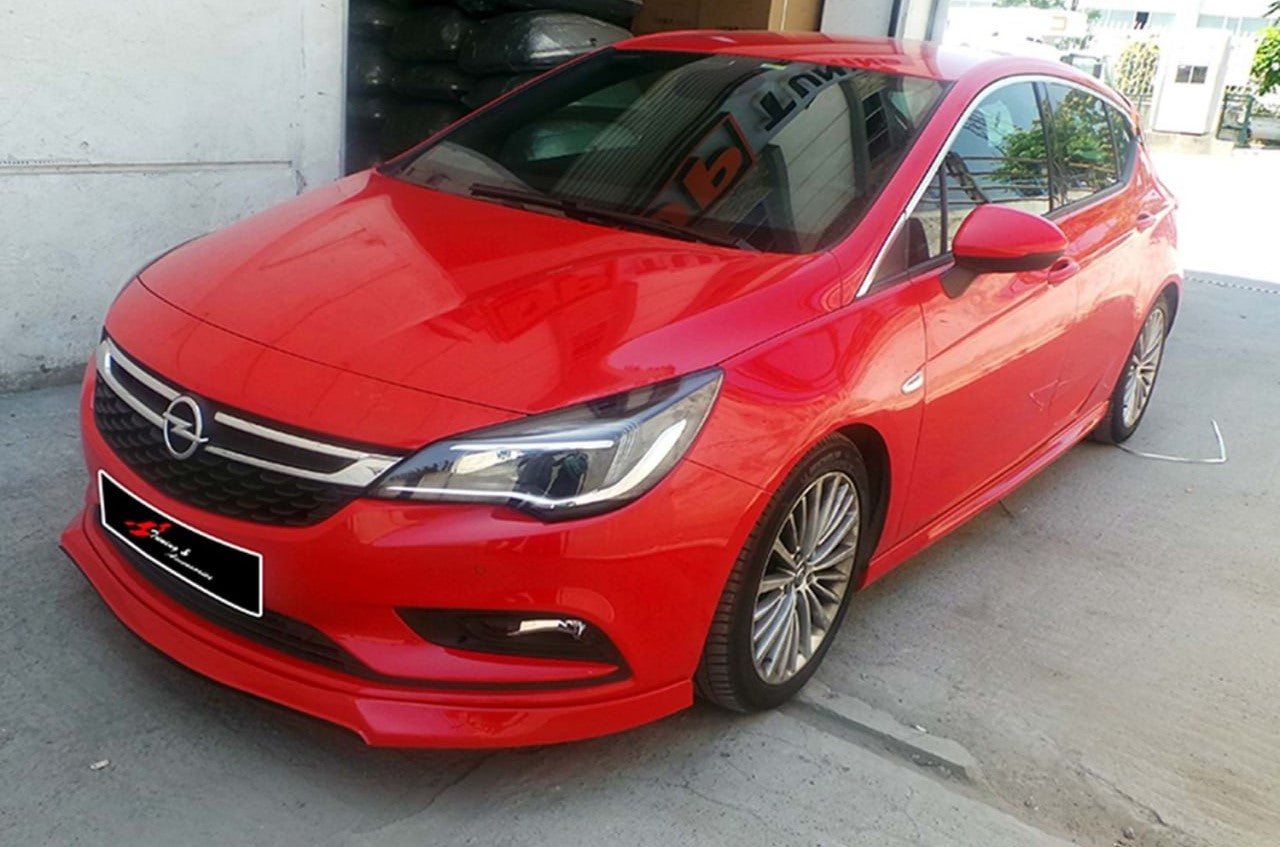 SOTTO PARAURTI ANTERIORE ADATTO PER ASTRA K 2015-2021 LOOK SPORT NERO LUCIDO