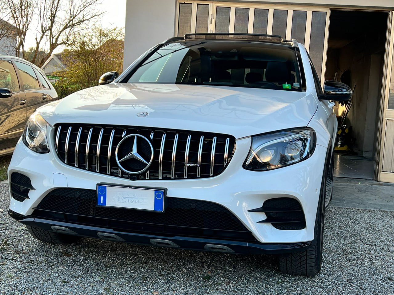GRILLE SUITABLE FOR MERCEDES-BENZ GLC X253 C253 2015-2018 CHROME LOOK GT