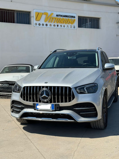 GRIGLIA ADATTA PER MERCEDES GLE W167 2019+ LOOK AMG PROFILI CROMATI GT